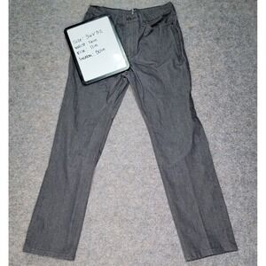 Levi's 514 Straight Fit Denim Jeans Men's 36x32 Gray Classic‎ Casual Pants